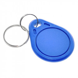 RFID NFC čip S50 13.56MHz klíčenka modrá