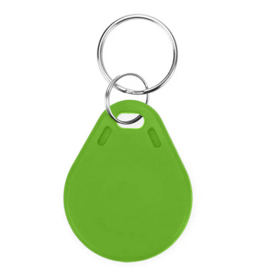 RFID NFC čip S50 13.56MHz klíčenka zelená