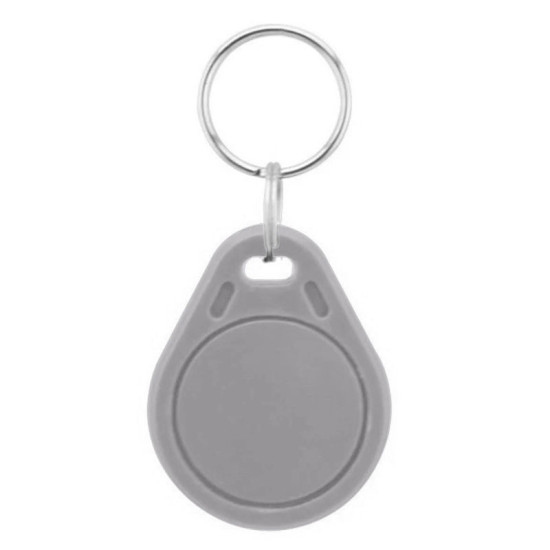 RFID NFC čip S50 13.56MHz klíčenka šedá