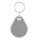 RFID NFC čip S50 13.56MHz klíčenka šedá