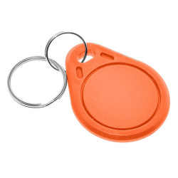 RFID NFC čip S50 13.56MHz klíčenka červená