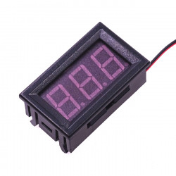 Digitální voltmetr do panelu LED červený (AC 70V-500V)