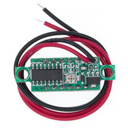 Digitální voltmetr LED žlutý miniaturní (2.5V-30V)