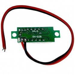 Digitální voltmetr LED červený miniaturní (3.6V-30V)