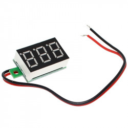 Digitální voltmetr LED červený mini 0.36 (4.5V-30V)