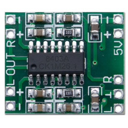Dvoukanálový stereo zesilovač PAM8403 (2x3W, třída D)