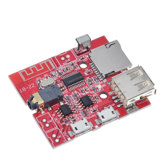 Bluetooth 4.1 audio modul s USB, uSD a zesilovačem 2x3W