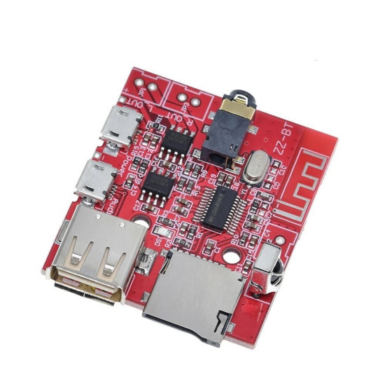 Bluetooth 4.1 audio modul s USB, uSD a zesilovačem 2x3W