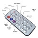 Bluetooth 4.1 audio modul s USB, uSD a zesilovačem 2x3W