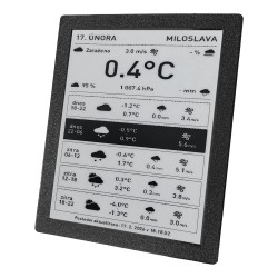 SVERIO PaperBoard černobílý 5.83" GDEW0583T8 s černým rámečkem