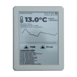 SVERIO PaperBoard černobílý 6" ED060XC3 s bílým rámečkem