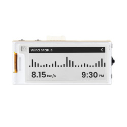 CrowPanel ESP32-S3 E-Paper 2.13", černobílý, 122x250