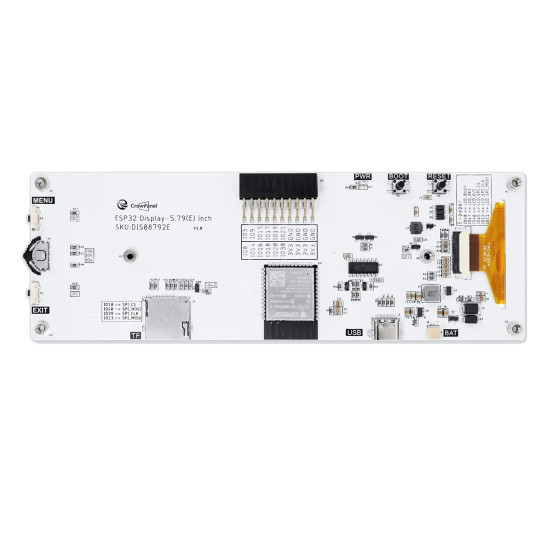 CrowPanel ESP32-S3 E-Paper 5.79", černobílý, 272x792