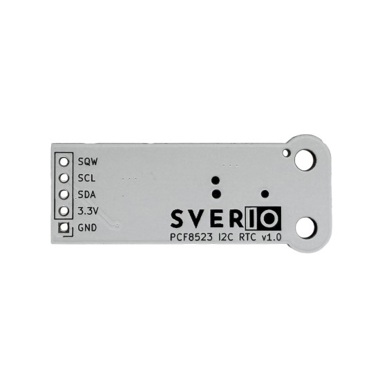 SVERIO PaperBoard RTC modul (PCF8523, I2C)