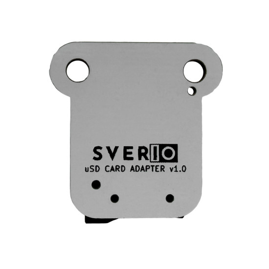 SVERIO PaperBoard modul čtečky microSD (uSD Card Adapter, SPI)
