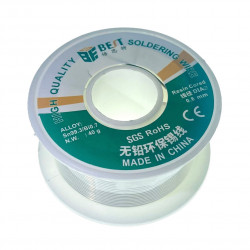 Bezolovnatá pájka BEST 0.8mm 40g (Sn99.3Bi0.7)