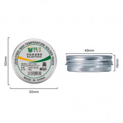 Bezolovnatá pájecí pasta BEST BST-705A 50g (Sn99Ag0.3Cu0.7)