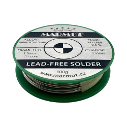 Bezolovnatá pájka MARMOT MTL 568 1.5mm 100g (Sn99.3Cu0.7NiP)