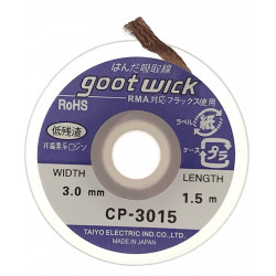 Odsávací lanko Goot Wick CP-3015 (3.0mm, 1.5m)