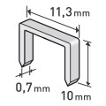 Spony 10mm, 11.3x0.52x0.70mm EXTOL PREMIUM - balení 1000ks