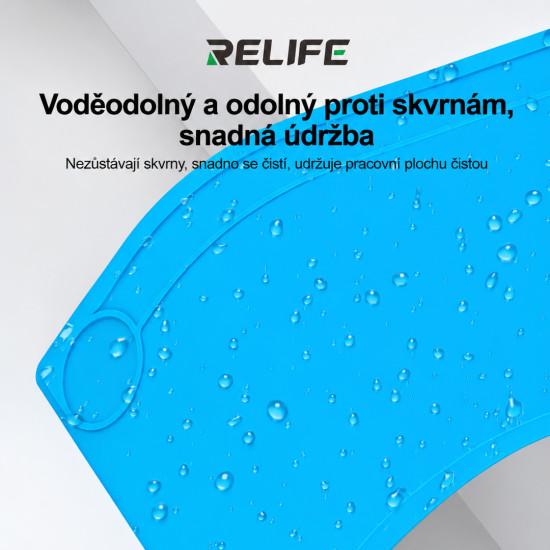 Tepelně odolná silikonová pájecí podložka RELIFE RL-004DQ 82x37cm