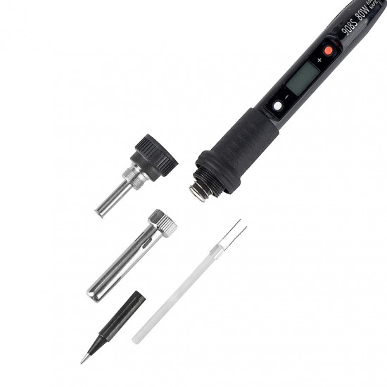 Pájecí pero JCD-908S 80W s digitálním termostatem černé (180-480°C)