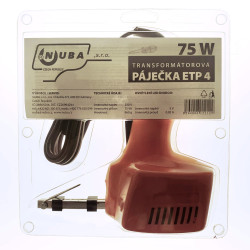 Transformátorová páječka Nuba ETP 4 75W LED se šroubkem