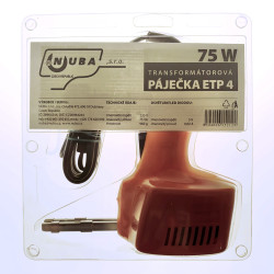Transformátorová páječka Nuba ETP 4 75W LED s upínačem