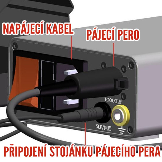 Pájecí stanice GEEBOON TC22 T12