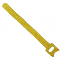 Stahovací pásek se suchým zipem žlutý