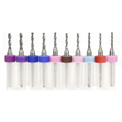 Sada mini vrtáků na plošné spoje (10ks, 1.1mm-2.0mm) 