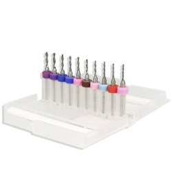 Sada mini vrtáků na plošné spoje (10ks, 1.1mm-2.0mm) 