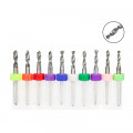 Sada mini vrtáků na plošné spoje (10ks, 2.1mm-3.0mm) 