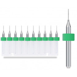 Sada mini vrtáků na plošné spoje (10ks, 0.4mm) 