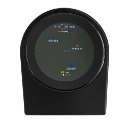 MeteoPlaneRadar - meteoradar a radar letadel (sestavená sada, Černý)