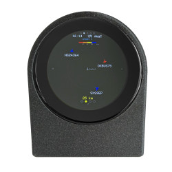 MeteoPlaneRadar - meteoradar a radar letadel (sestavená sada, Galaxy Black)