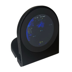 MeteoPlaneRadar - meteoradar a radar letadel 2.8" (sestavená sada, Černý)