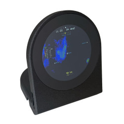 MeteoPlaneRadar - meteoradar a radar letadel 2.8" (sestavená sada, Galaxy Black)