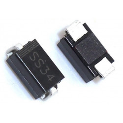 Schottkyho dioda SS34 SS34A 1N5822 (SMA DO-214AC) 40V/3A