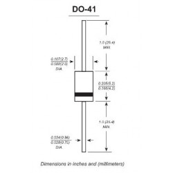 Dioda UF4007 GOODWORK (DO-41) 1000V/1A