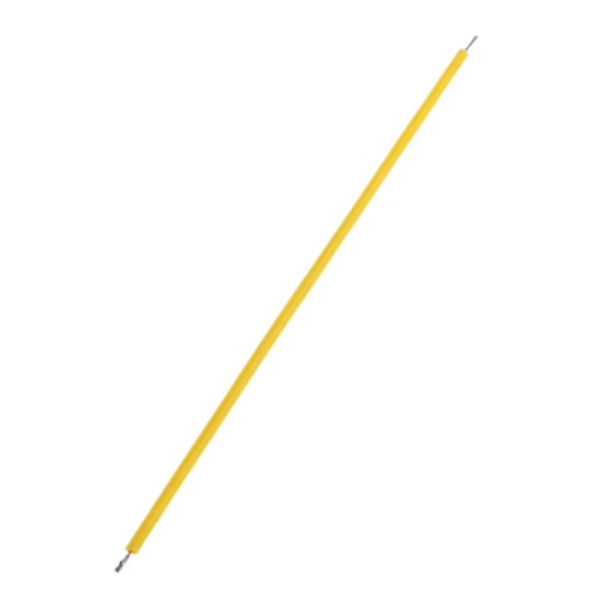 Propojovací kabel 24AWG pocínovaný (žlutý, 10cm)