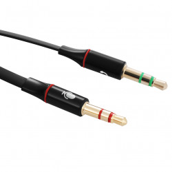 Audio redukce rozdělovač 3.5mm mikrofon sluchátka