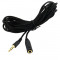 Prodlužovací audio kabel 3.5mm stereo 5m opletený