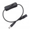 Kabel s vypínačem s konektory DC 5.5/2.1mm černý