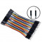Barevný DuPont Kabel M-F (samec samice) 10cm 40ks