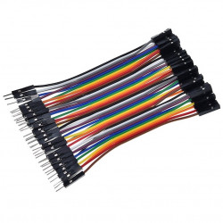 Barevný DuPont Kabel M-F (samec samice) 10cm 40ks