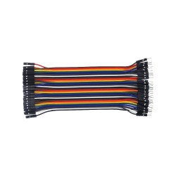 Barevný DuPont Kabel M-F (samec samice) 15cm 40ks