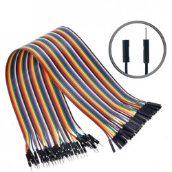 Barevný DuPont Kabel M-F (samec samice) 30cm 40ks