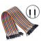 Barevný DuPont Kabel M-F (samec samice) 30cm 40ks