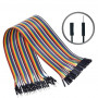Barevný DuPont Kabel M-F (samec samice) 30cm 40ks